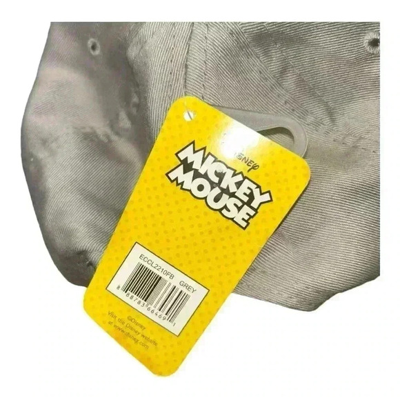 NET Embroidered Mickey Mouse Ball Cap Hat, Snapback, Disney gray Black - Picture 5 of 8